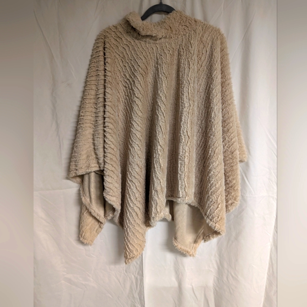 Cozy Tan Women's Sweater shawl